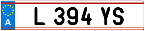 Truck License Plate